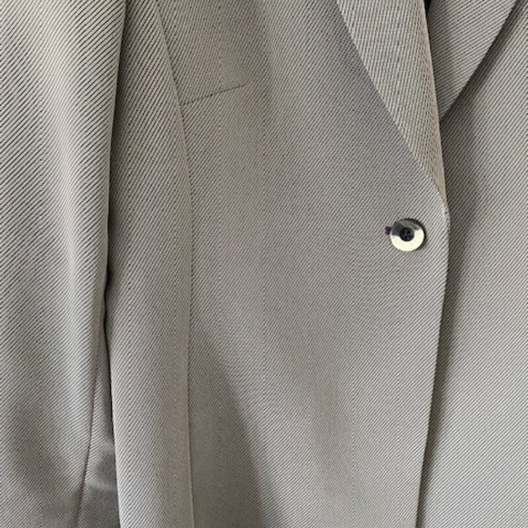 Le Suit Jacket - VTG -classic Jacket - straight side - herringbone ptn.  size 12 - Picture 3 of 9